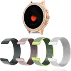 18 мм нейлон петля ремешок для Xiaomi Mi band часы Miui ремешки Замена браслеты из нержавеющей стали для Garmin Вену 2S Vivoactive 4S GarminMove 3S Correa