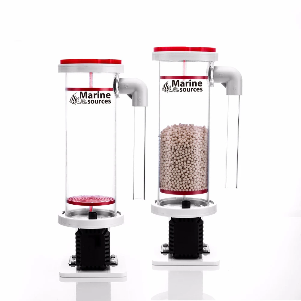 Fuentes marinas skimmer de Acuario, fuente marina de agua de mar, reactor de Bio Pellet con bomba, c&aacute;mara BRD1.2, capacidad total de 1.2L-0