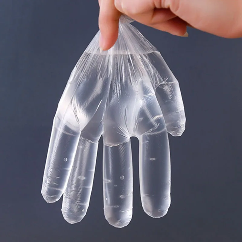 

100PCS/Set Food Plastic Gloves Disposable Gloves for Restaurant Kitchen BBQ Eco-friendly Food Gloves Fruit Vegetable Gloves QDRR