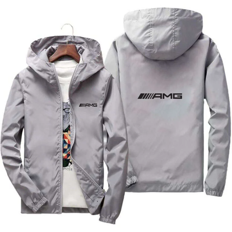 

2021 Spring Summer AMG Micro-Label Letters Men's Jacket Sunscreen Clothing Printing Multi-Color Selection Outdoor Men's Jacket