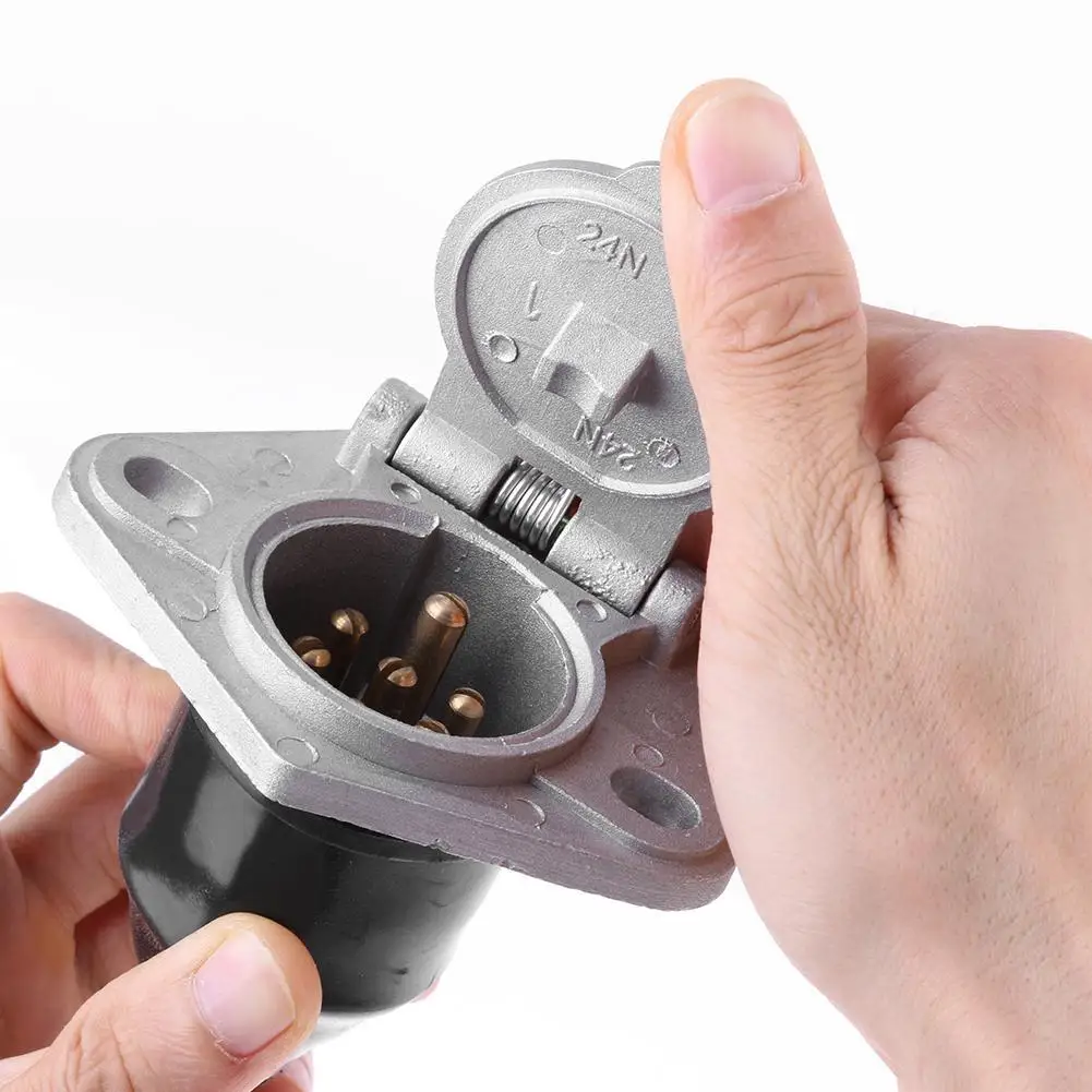 VODOOL круглый прицеп адаптер разъем кабель синхронный дисплей прицепа 7 ПУТЬ