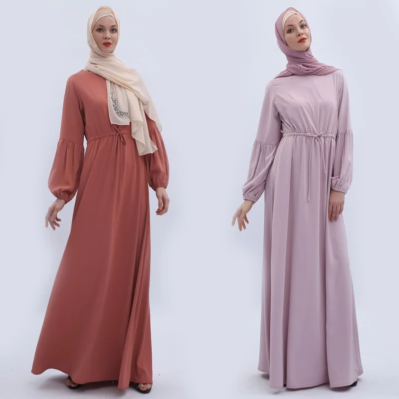 

Vestidos Long Abaya Dubai Arabic Muslim Maxi Dress Women Kaftan Caftan Elbise Eid Hijab Turkish Dresses Jilbab Femme Musulman