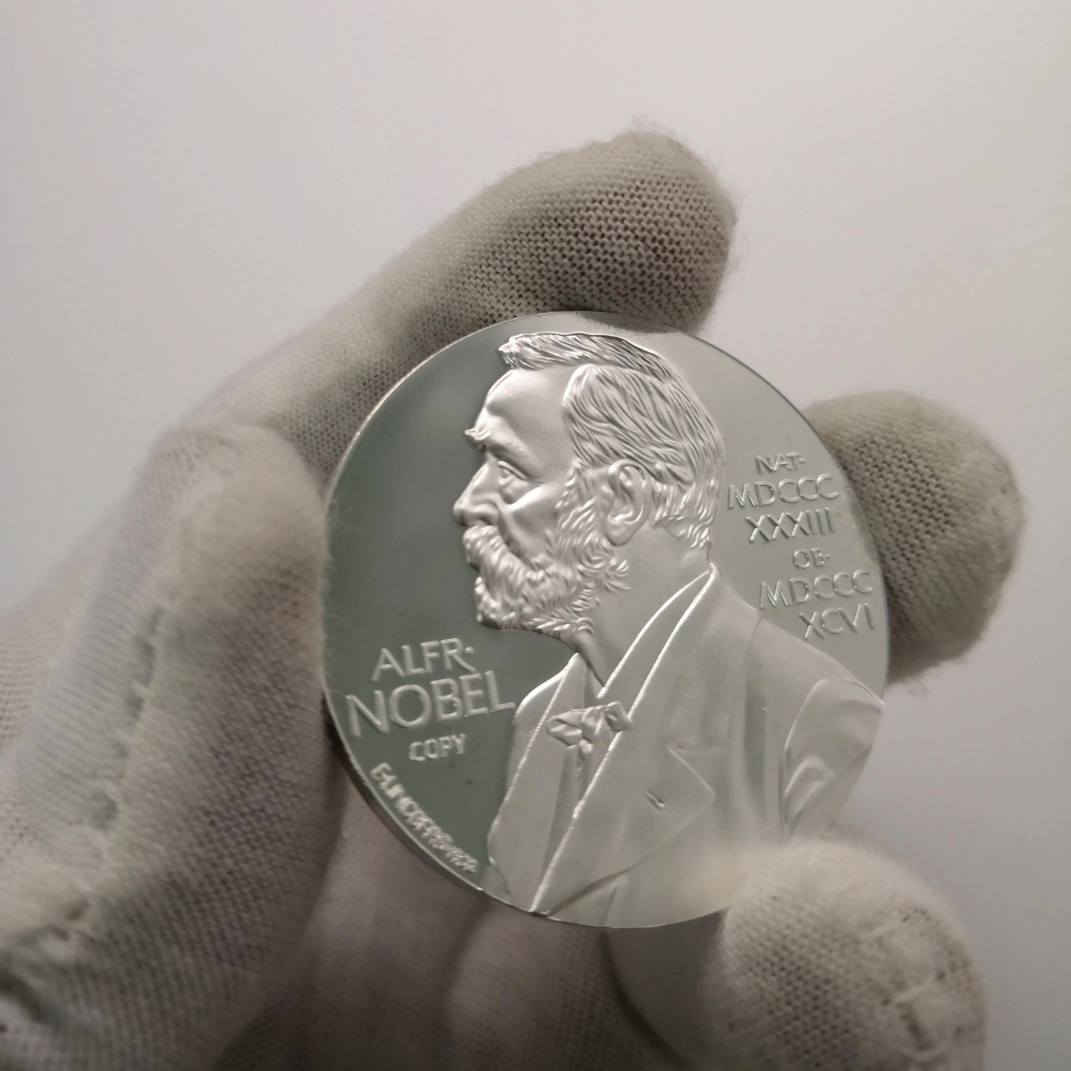 Новый Альфред Бернхард Нобелевская коллекция серебряных монет подарок сувенир