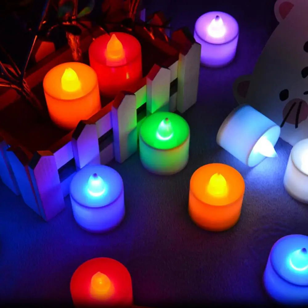 

5pcs Light Batteries Flickering Flameless LED Candles Electric Candles Home Wedding Birthday Party Decoration Candles Night