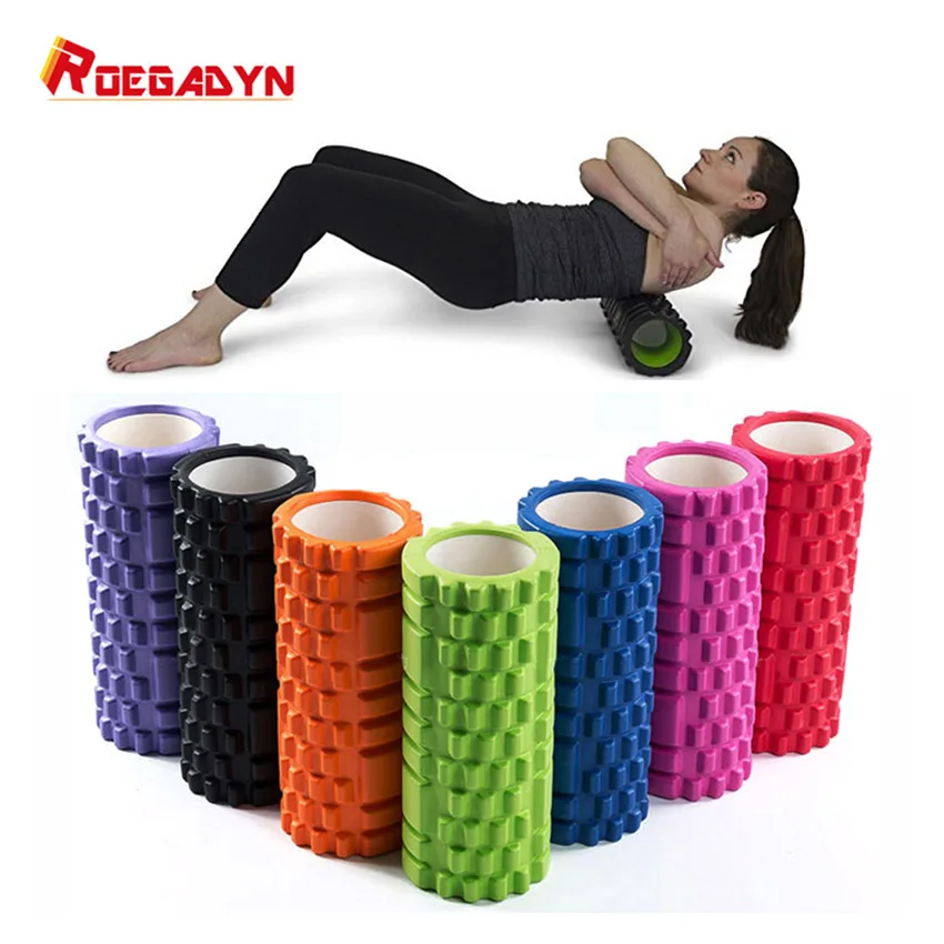 

ROEGADYN Fitness Roller Black Yoga Foam Roller Fitness Yoga Accessories Yoga Cube Foam Roller Muscle Relax Foam Massage Roller