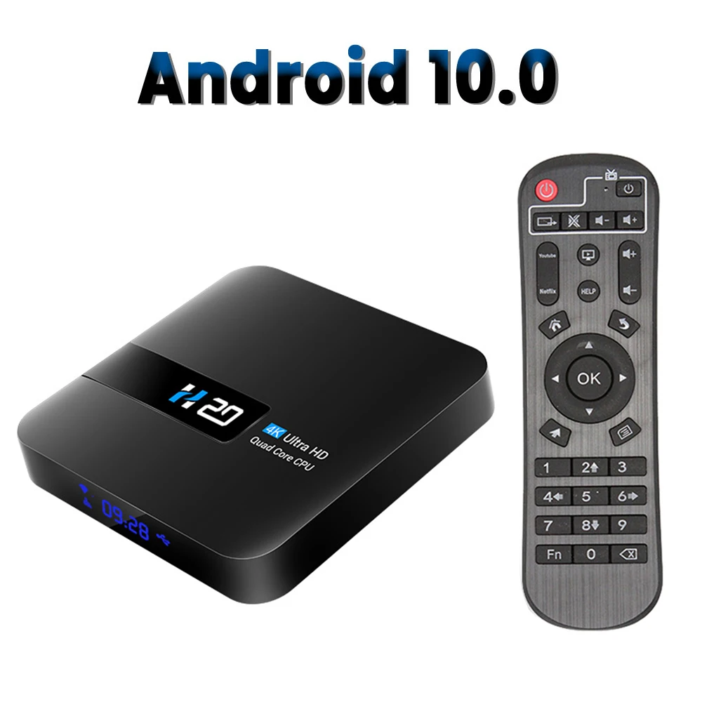 Android 10 0 ТВ коробка RK3229 Четырехъядерный 4K 2GB 16GB Смарт 2 4G WiFi 100M H.265 HEVC медиаплеер IP