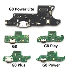 20 шт. USB-порт для зарядки микрофона док-разъем для микрофона гибкий кабель для Motorola Moto G9 G8 Play Plus Power Lite One Fusion