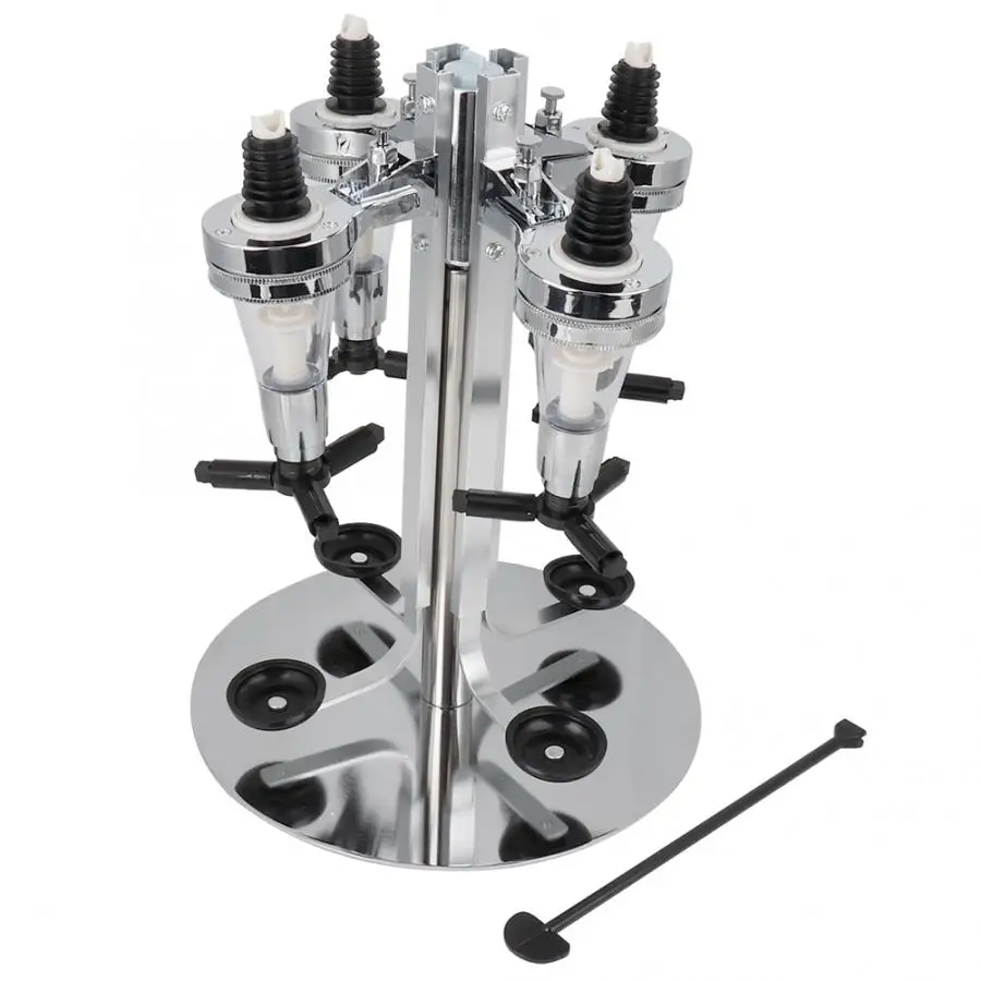 

4 бутылки вращается установленный держатель вина Ликера Диспенсер алкоголь напиток шкаф