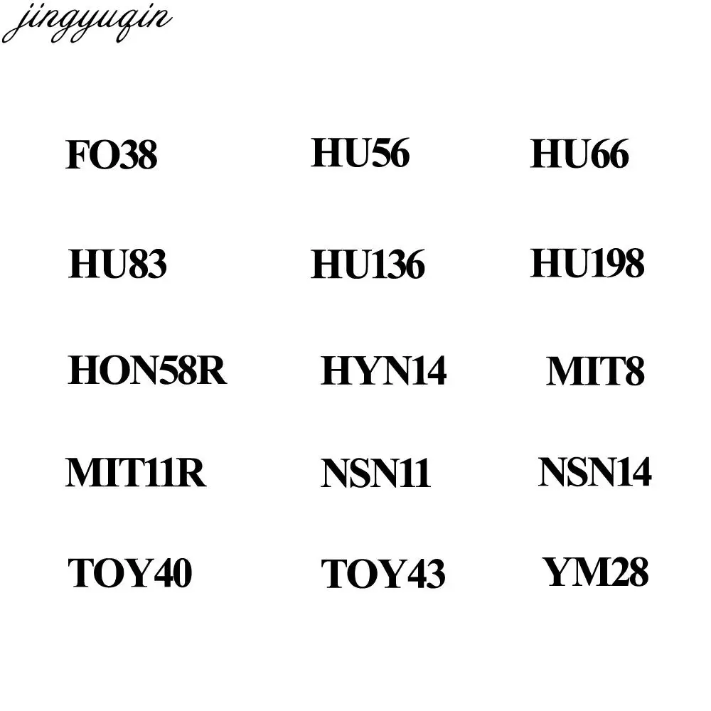 

Jingyuqin FO38 HU39 HU66 HYN14 MIT8 MIT11R NSN14 TOY40 ключевой инструмент для всех типов автомобильных ключей инструменты 2 в 1
