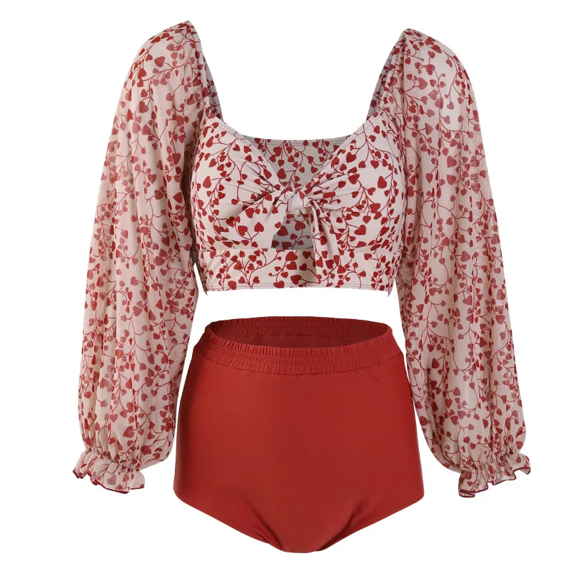 

Swimsuit For Women Swimsuits Girl Bikinis Female 2020 Two Pieces Swim Suits Bikini Piece Ins Demeanor False Split Cover Stomach