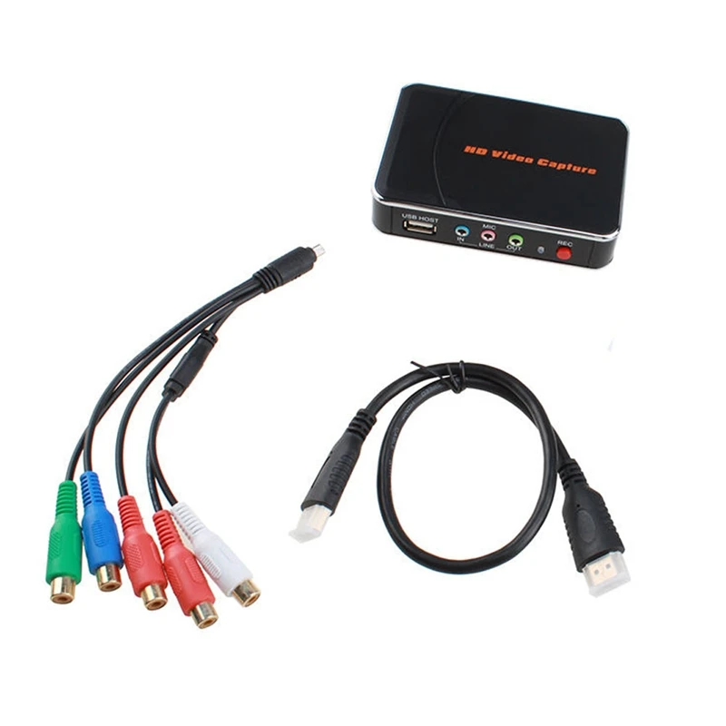 HD игра видео Захват 1080P HDMI YPBPR рекордер для XBOX One/360 PS3 /PS4 одним щелчком мыши без ПК