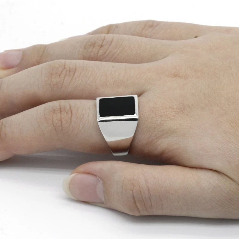 Новое поступление мужское кольцо из стерлингового серебра 925 пробы