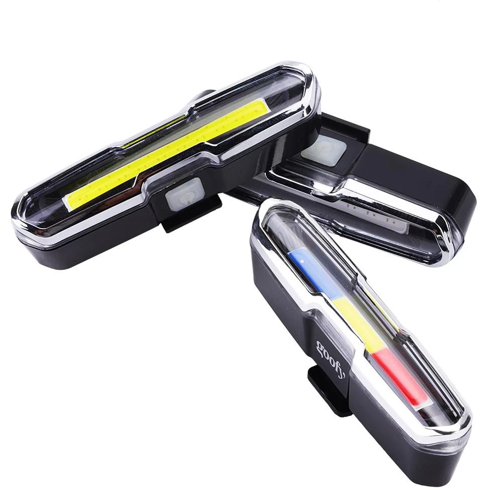 Велосипедный светодиодный фонарь безопасности с зарядкой от USB для горного