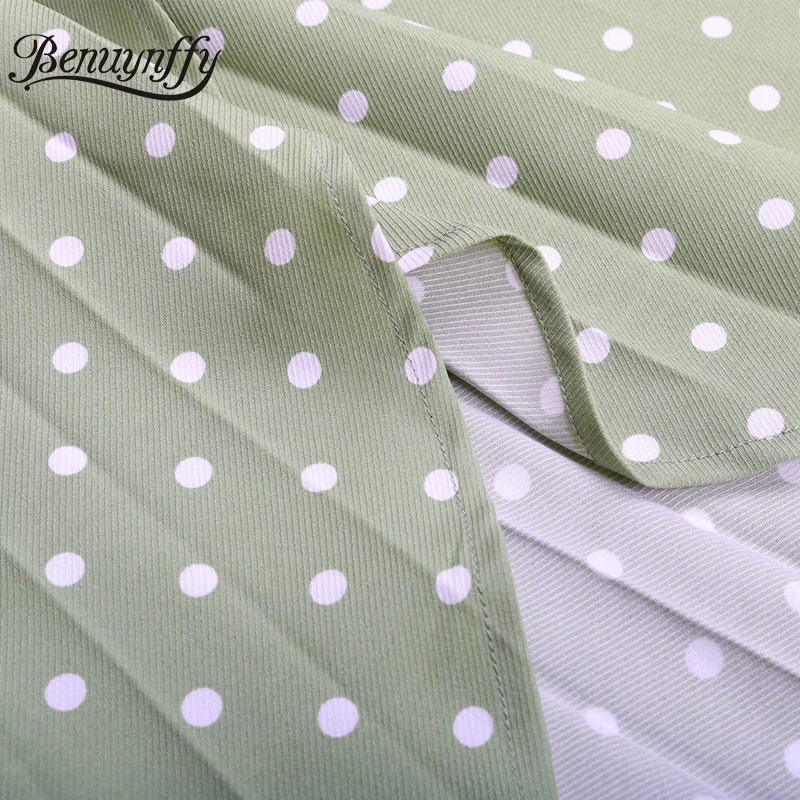 

Benuynffy Elastic High Waist Polka Dot Chiffon Skirts Women Summer Casual Holiday Female Wrap Asymmetrical Long Skirt New 2021