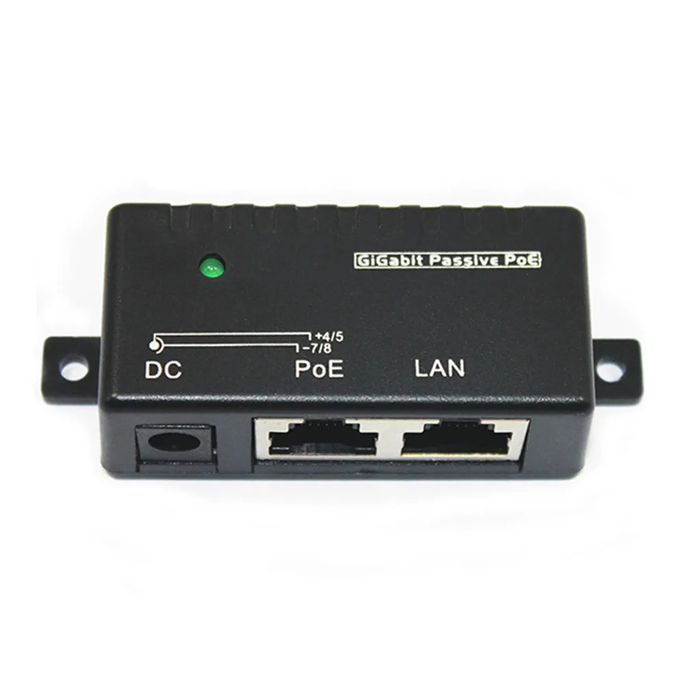 100Mbps 5V 12V 24V 48V/1A POE Injector Power Splitter for IP Camera Adapter Module Accessories | Безопасность и защита