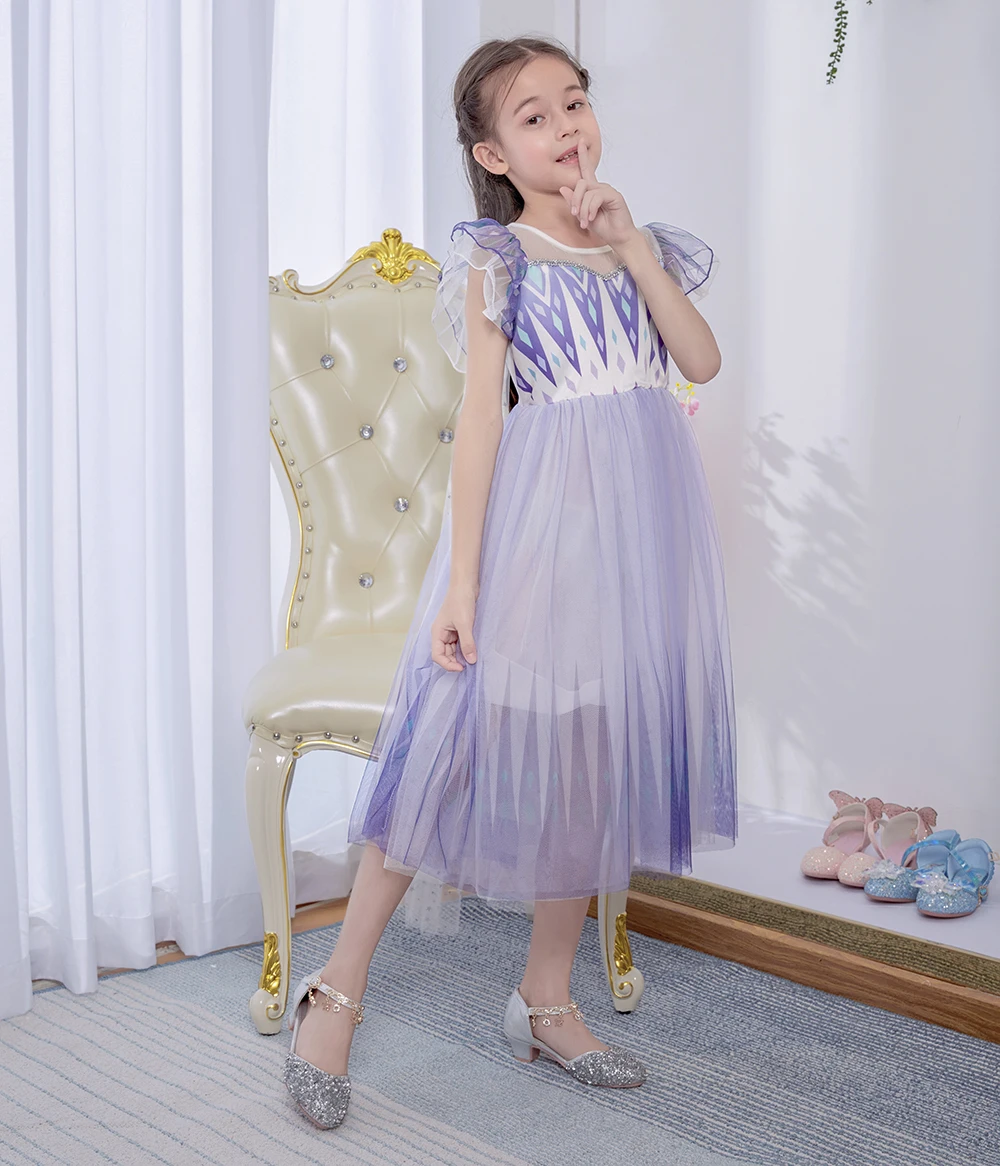Princess Costume for Girls Cosplay Dress Children Girl Halloween And Christmas Party Dresses 3-10 Years | Детская одежда и обувь