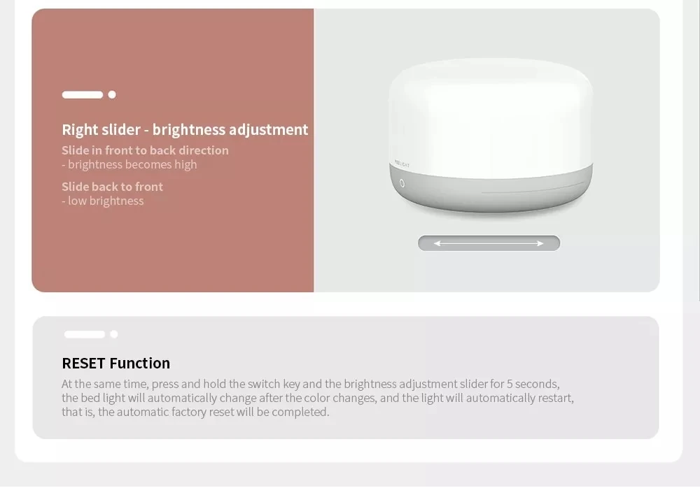 Xiaomi Mijia Yeelight цветной светодиодный прикроватный светильник Интеллектуальный Диммируемый ночной Светильник приложение управление Apple HomeKit телефон лампа для чтения