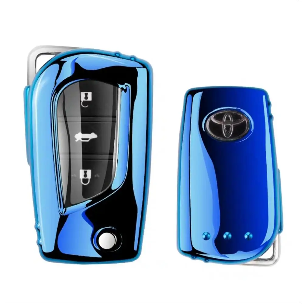Чехол для автомобильного ключа из ТПУ с дистанционным управлением Toyota RAV4 Prado