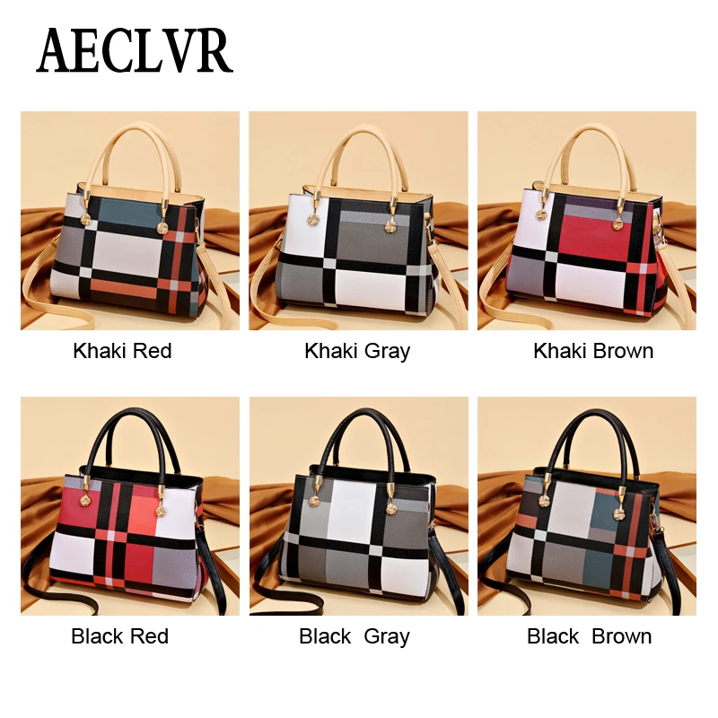 AECLVR женская сумка через плечо из искусственной кожи в простом стиле мягкие