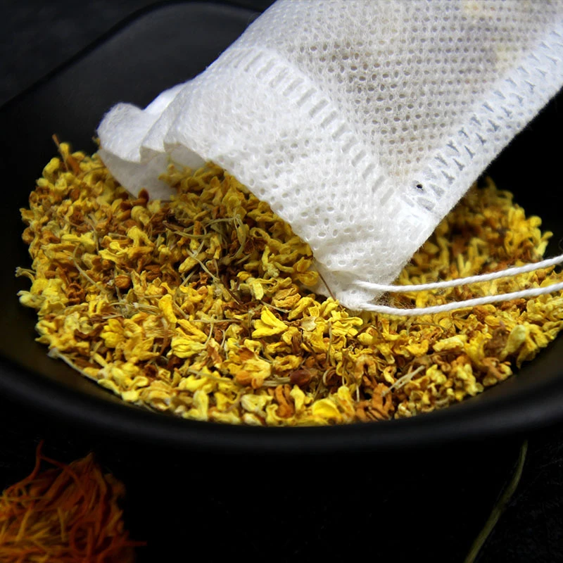 Чайные пакетики со шнурком 5 5X7 см травяные кофейные ароматизированный чай