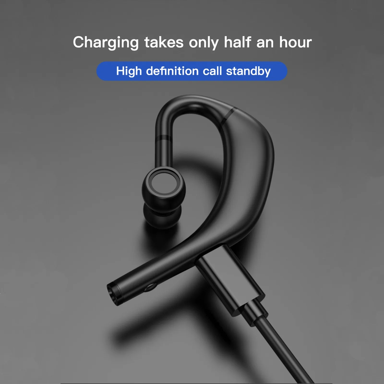 

Bluetooth Earphones headphones Handsfree Earloop Wireless headset Drive Call Sports Earphones With Mic For All Smart Phones