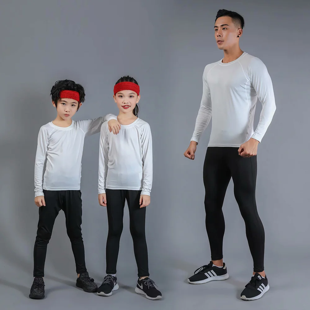 Мужская спортивная компрессионная одежда леггинсы для спортзала тренировок