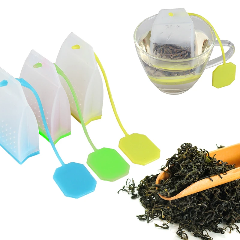 

Food-grade Silicone Tea Bags Colorful Style Tea Strainers Herbal Loose Tea Infusers Filters Scented Tea Tools Tea Infuser