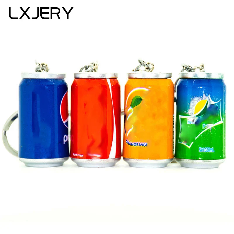 LXJERY Cola, брелок для бутылок напитков, банок для напитков, брелок для женщин, сумка, брелок, подвеска, подарки, ювелирные изделия