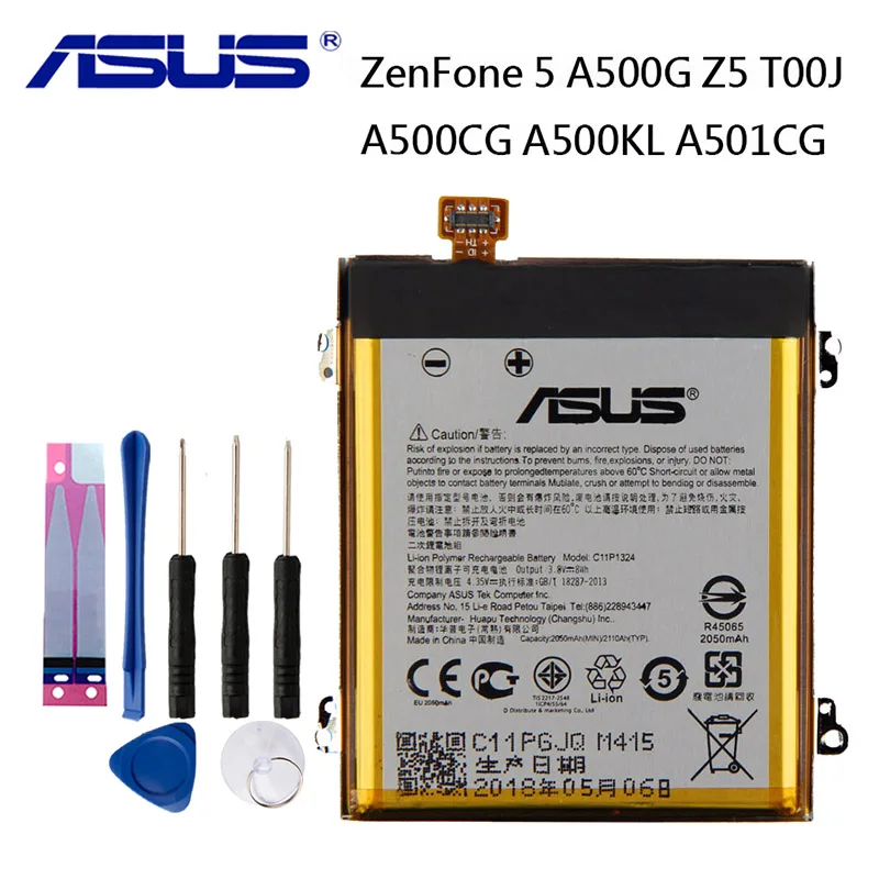 Оригинальный аккумулятор ASUS C11P1324 для ZenFone 5 A500G Z5 T00J ZENFONE5 A500CG A500KL A501CG | Мобильные