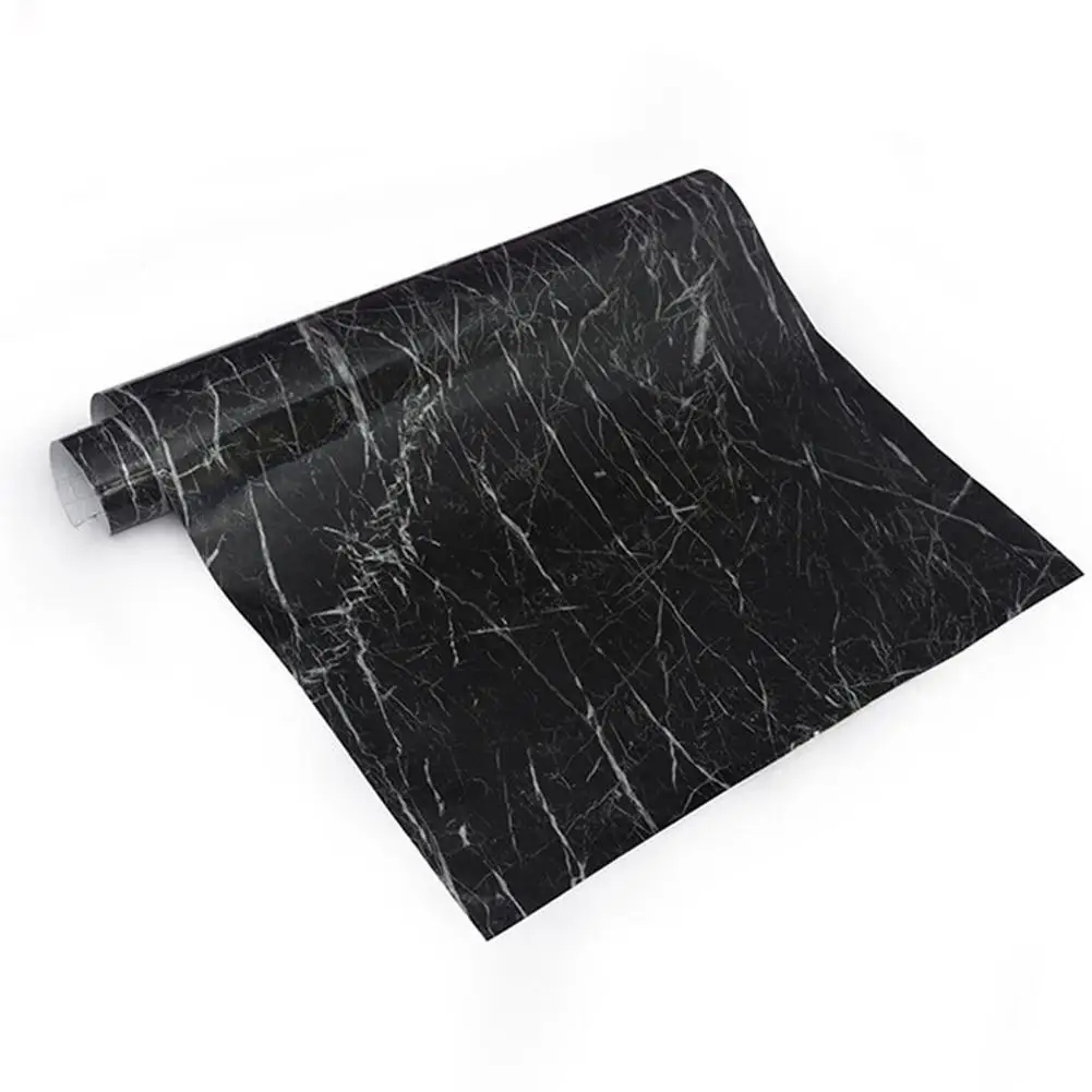 60x100 см водонепроницаемый мраморный узор самоклеющиеся обои для кухонного шкафа