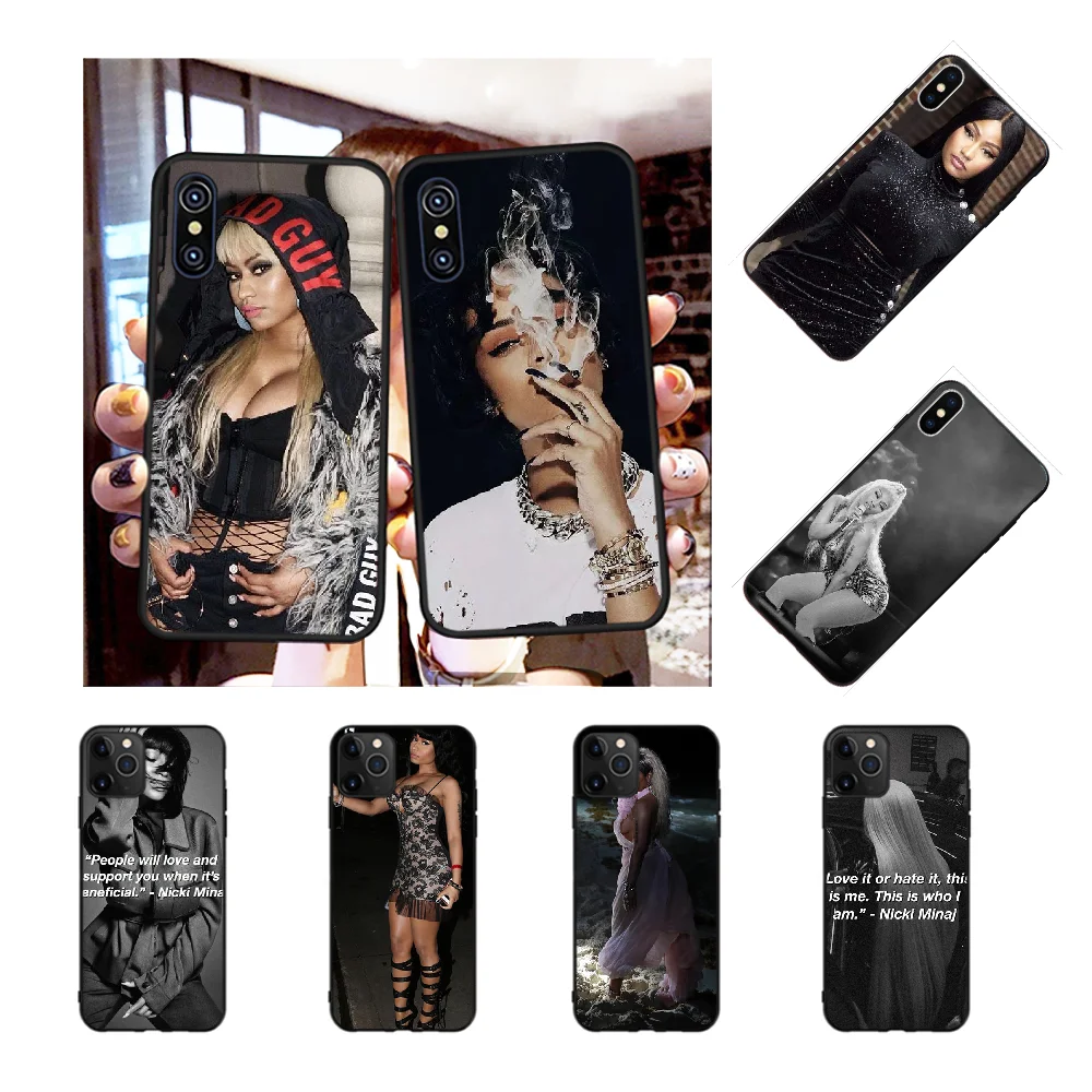 

PENGHUWAN Nicki Minaj Original DIY Luxury Phone Case for iPhone 11 pro XS MAX 8 7 6 6S Plus X 5S SE XR case