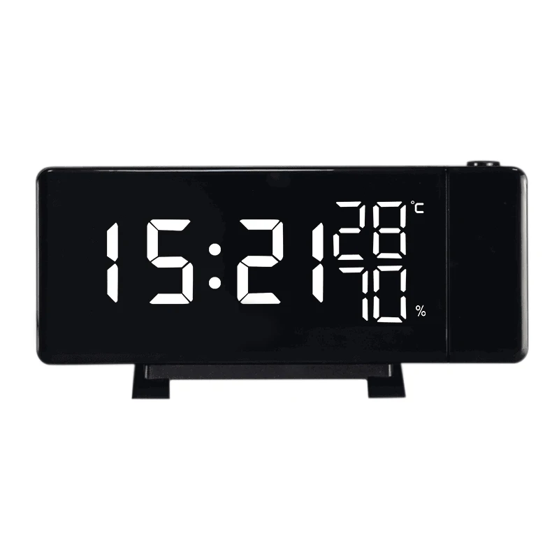 

Multifunctional Alarm Clock Electronic Projection Clock Home Bedroom Creative Alarm Clock Thermometer and Hygrometer