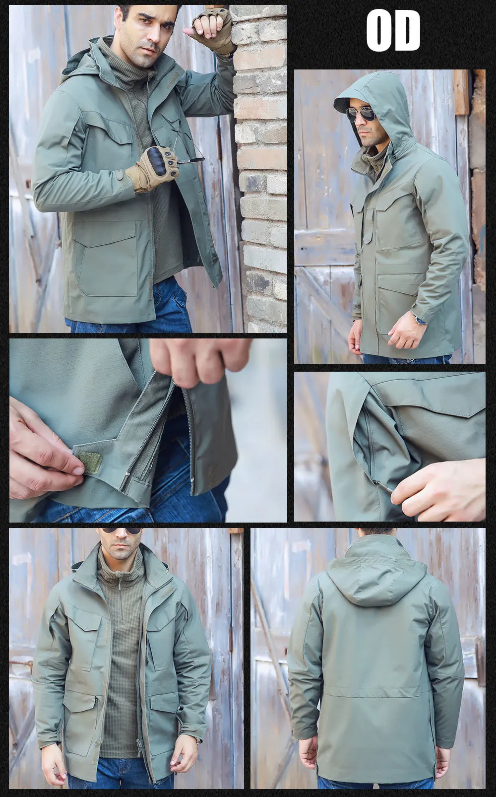 SINAIRSOFT, уличный Тактический Тренч Archon, Мужское пальто, дизайнерское, военный, водонепроницаемый, M65, мужской ветрозащитный плащ для охоты