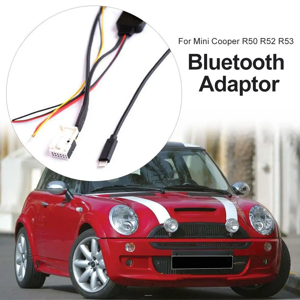 Высокое качество Новый ABS пластик Bluetooth аудио кабель для Mini Cooper R50 R52 R53 Прямая