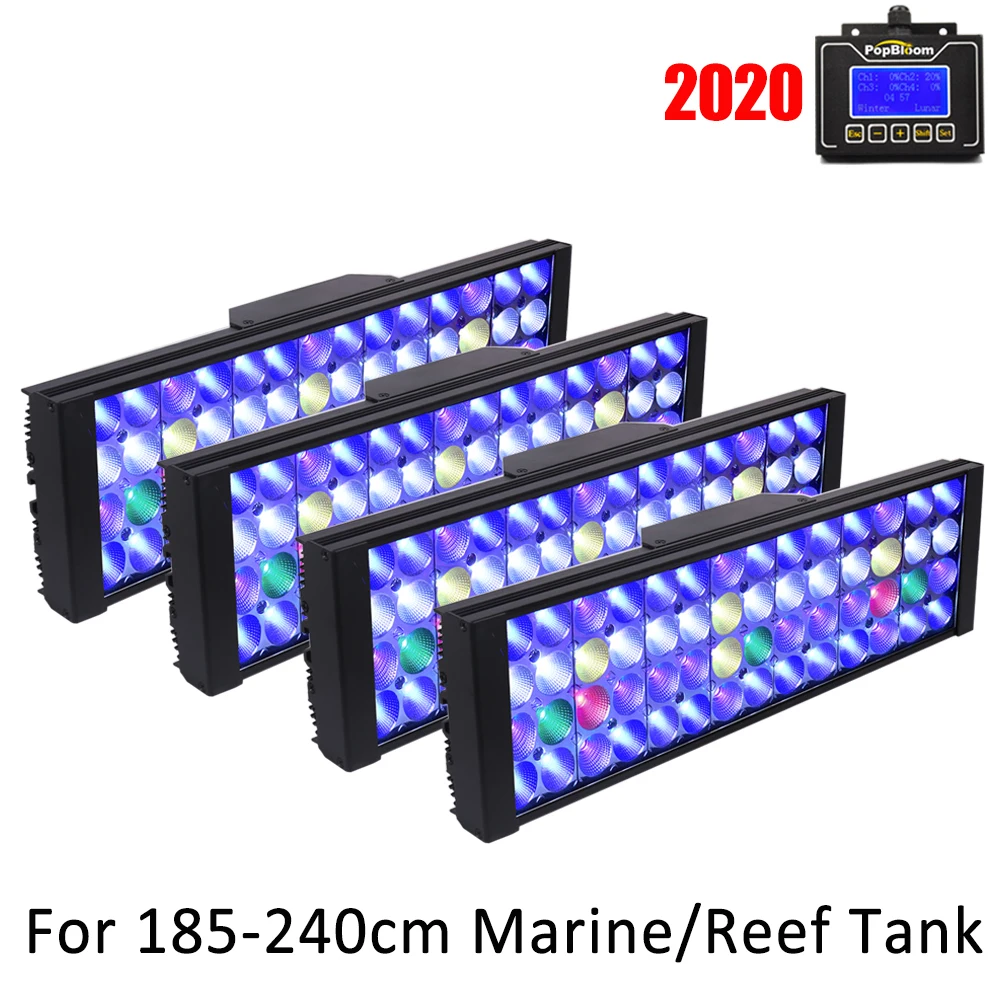 

Aquarium light 4pcs Marine Aquarium Led Lighting Reef Marine Fish Tank light for fish tank