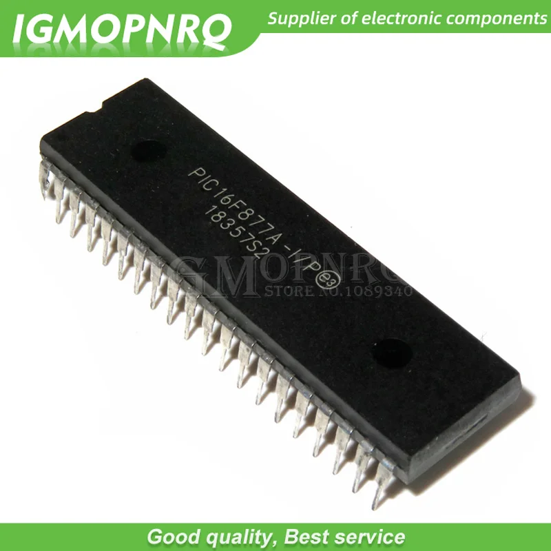 

2PCS PIC16F877A-I/P DIP40 PIC16F877A DIP 16F877A DIP-40 Enhanced Flash Microcontrollers new and original IC