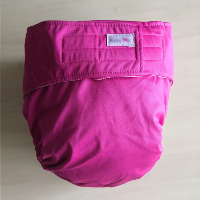 pink Многоразовые подгузники для взрослых для пожилых людей и людей с ограниченными возможностями, большие размеры, регулируемые термополиуретановые пальто, водонепроницаемая одежда для недержания при недержании - Цвет: pink