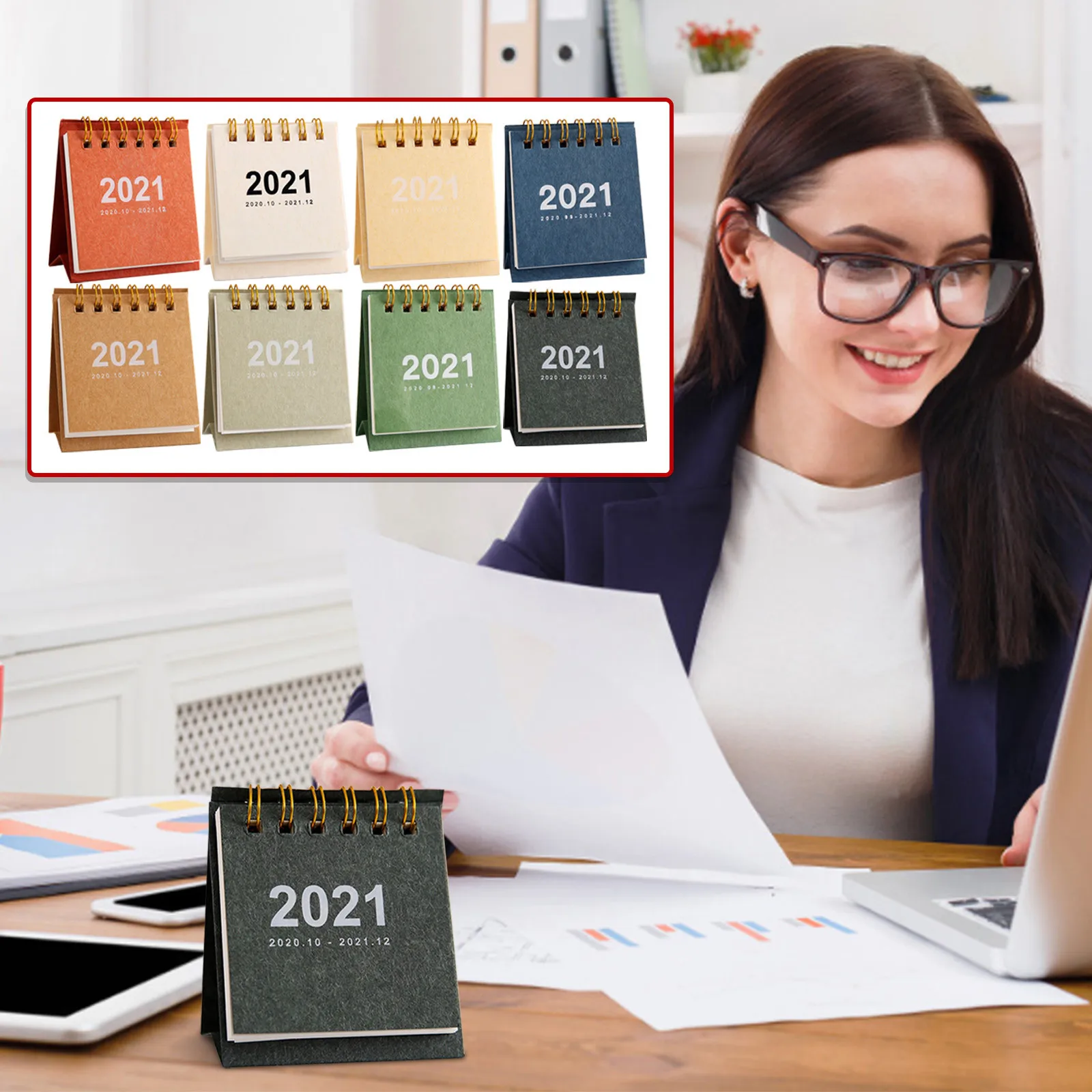 Календарь 2021 настольный календарь планировщик настольная книга стоячий флип