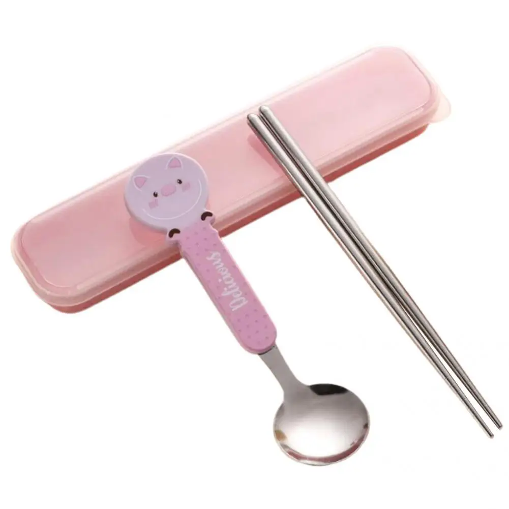 

Детская посуда Изысканная ручка из ПП многофункциональная детская ложка палочки набор из двух предметов столовая Посуда Наборы для домашн...