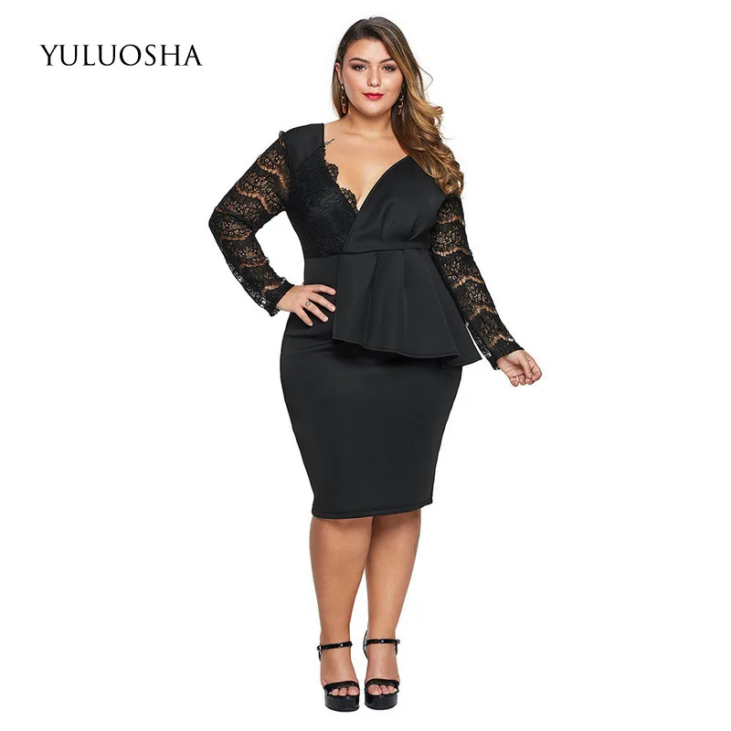 Свадебное платье YULUOSHA для матери невесты с аппликацией вечернее праздничное