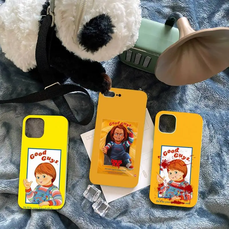 

Chucky Phone Case Green Candy Color for iPhone 11 12 mini pro XS MAX 8 7 6 6S Plus X SE 2020 XR