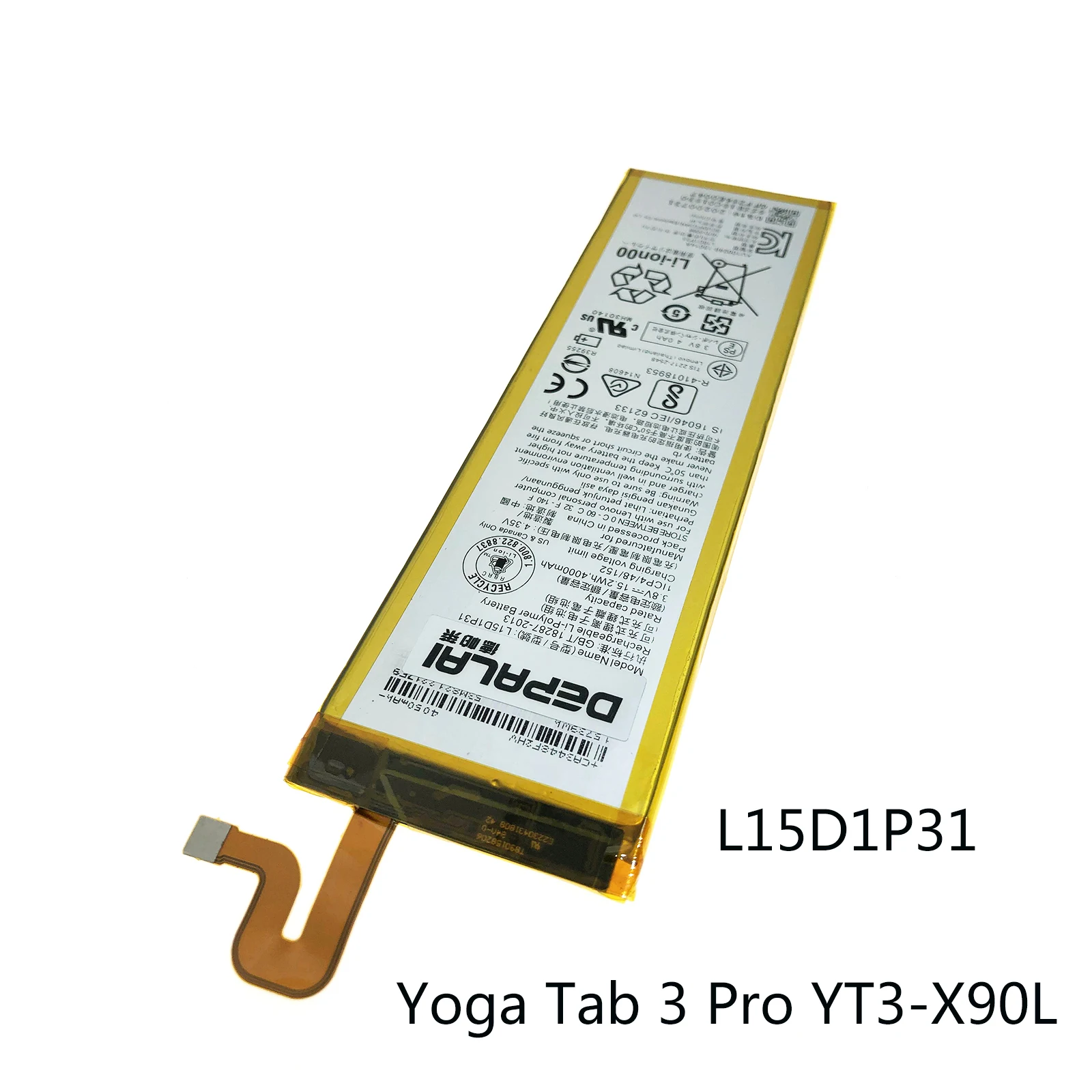 Аккумулятор для планшетов Lenovo Tab 2 TAB2 A10-70F-70L-70LC TB2 X30L TB2-X30F TB2-X30M Yoga 3 Pro YT3-X90L L14D2P31 L15D1P31