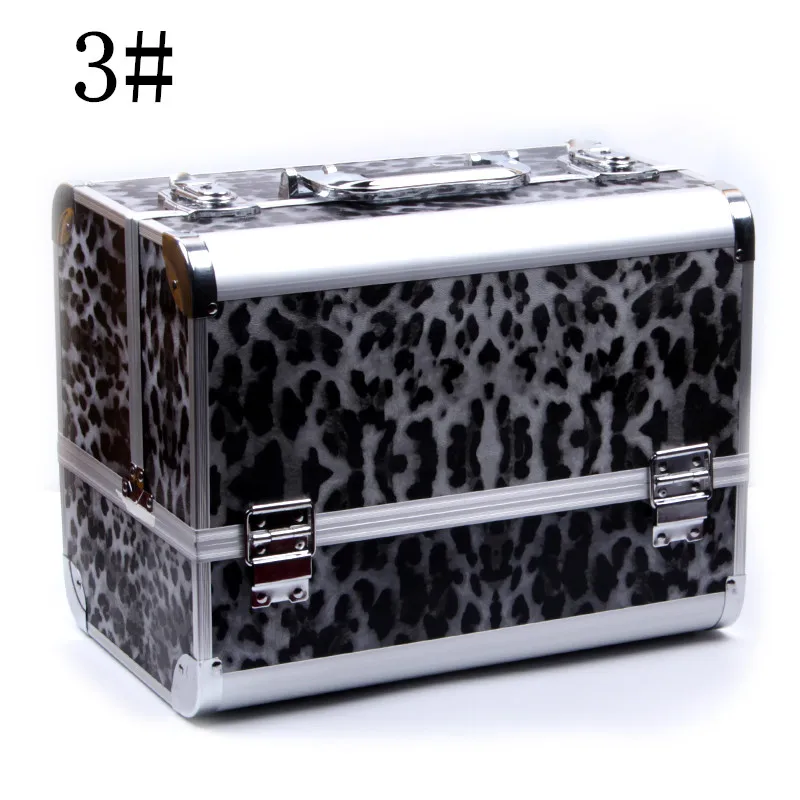 MISS ROSE 5 цветов большого размера алюминиевый ящик макияж коробка набор визажист