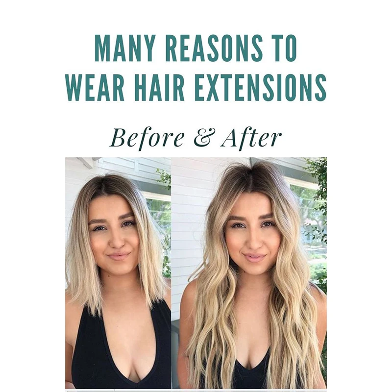 Синтетические волосы для наращивания на 5 клипсах Омбре кудрявые блонд