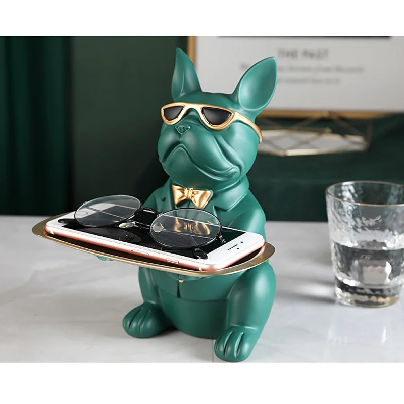 

Simple Exquisite Dog Shape Storage Tray For Key Jewelry Storage Table Home Ornaments Resin Craft C44