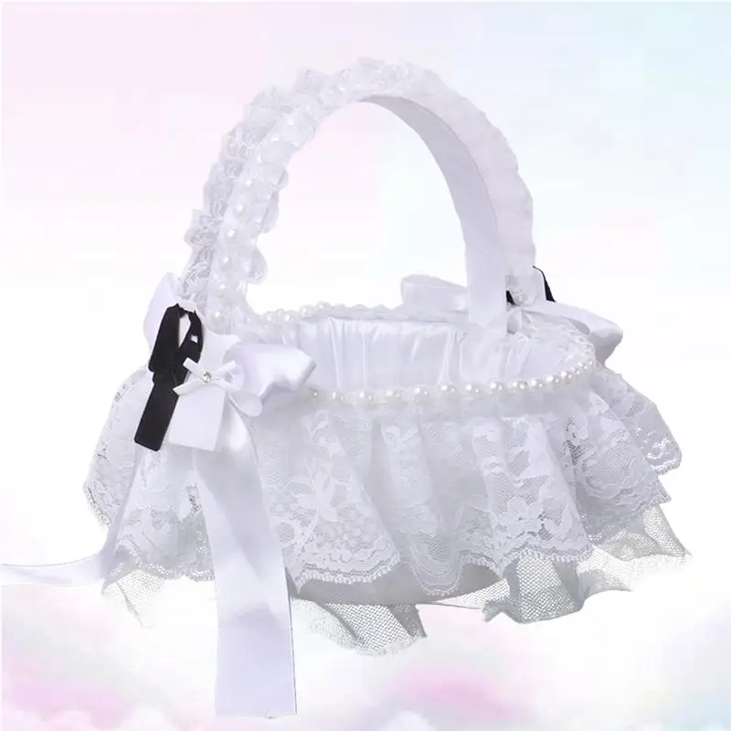 Свадебное платье подружки невесты маленькая Цветочная корзина для девочек