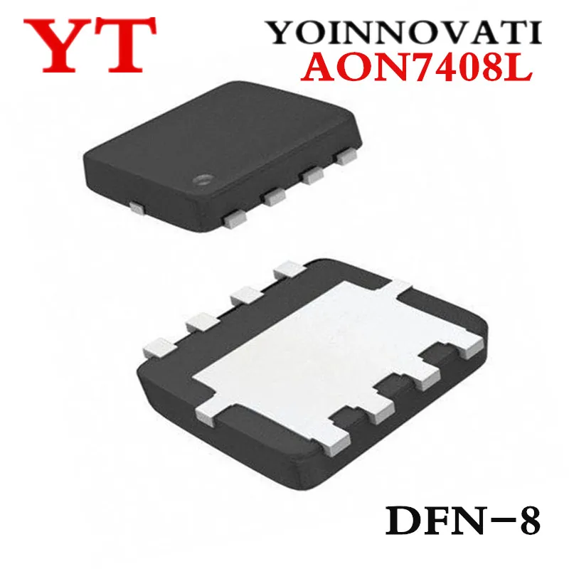 Новинка 100% оригинальный 10 шт./лот AON7408L AON7408 A0N7408 7408 MOSFET N CH 30V 10A 8DFN|Интегральные