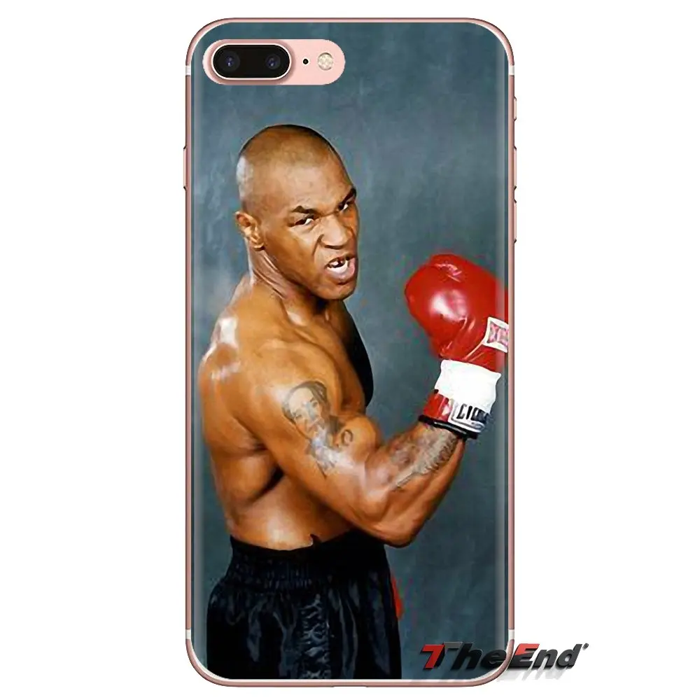 Mike Tyson Pro Boxing Star Pattern Housing For iPhone XS Max XR X 4 4S 5 5S 5C SE 6 6S 7 8 Plus Samsung Galaxy J1 J3 J5 J7 A3 A5 |