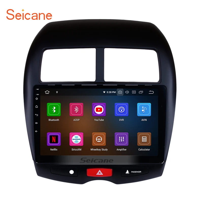Seicane 4 + 64 ГБ Android 10 0 GPS Радио 1 дюймов Автомобильный Головной блок для 2010-2014 2015 Mitsubishi