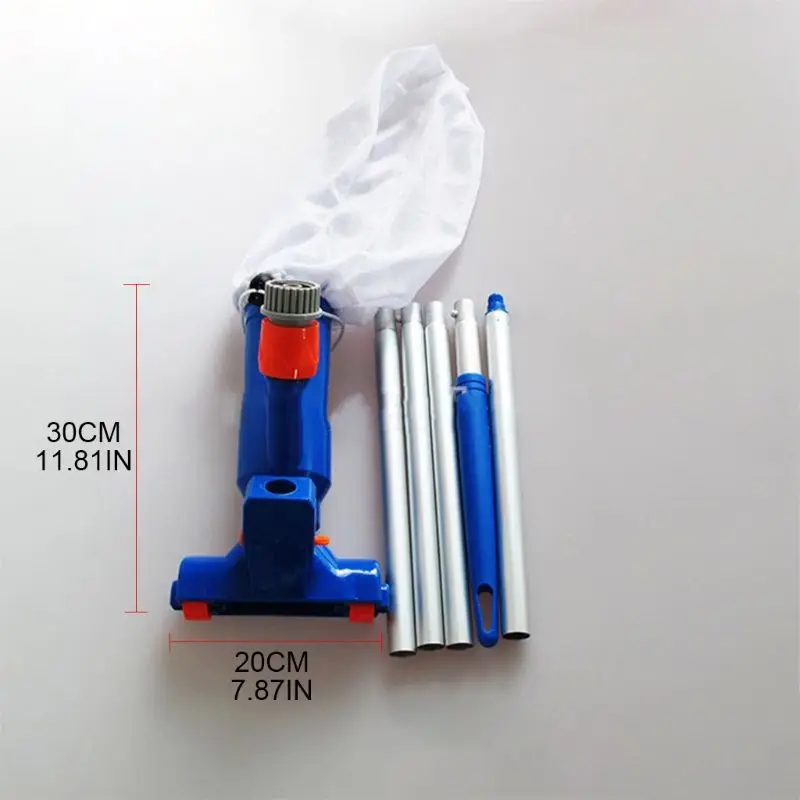 

Mini Telescopic Rod Suction Head Swimming Pool Cleaning Vacuum Cleaner Supplies Portable Handheld Clean Equipment Dropshipping